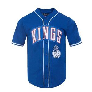 Sacramento Kings Pro Standard 2024/25 City Edition Mesh Baseball Jersey Blue L